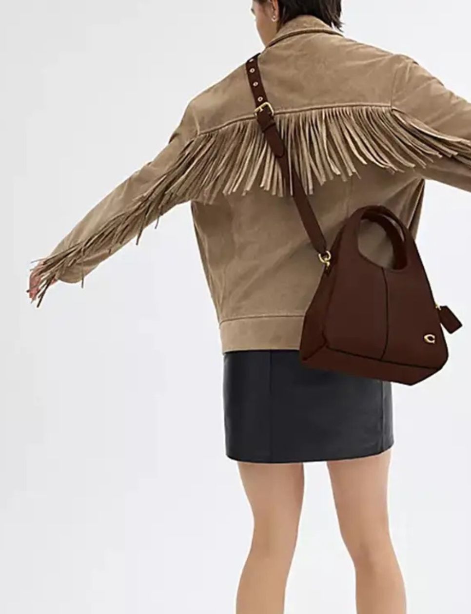 8. Coach Lana 23 Handle Bag Maple
