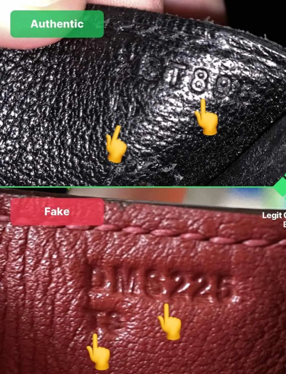 5. Kenali Stamp Pada Tas