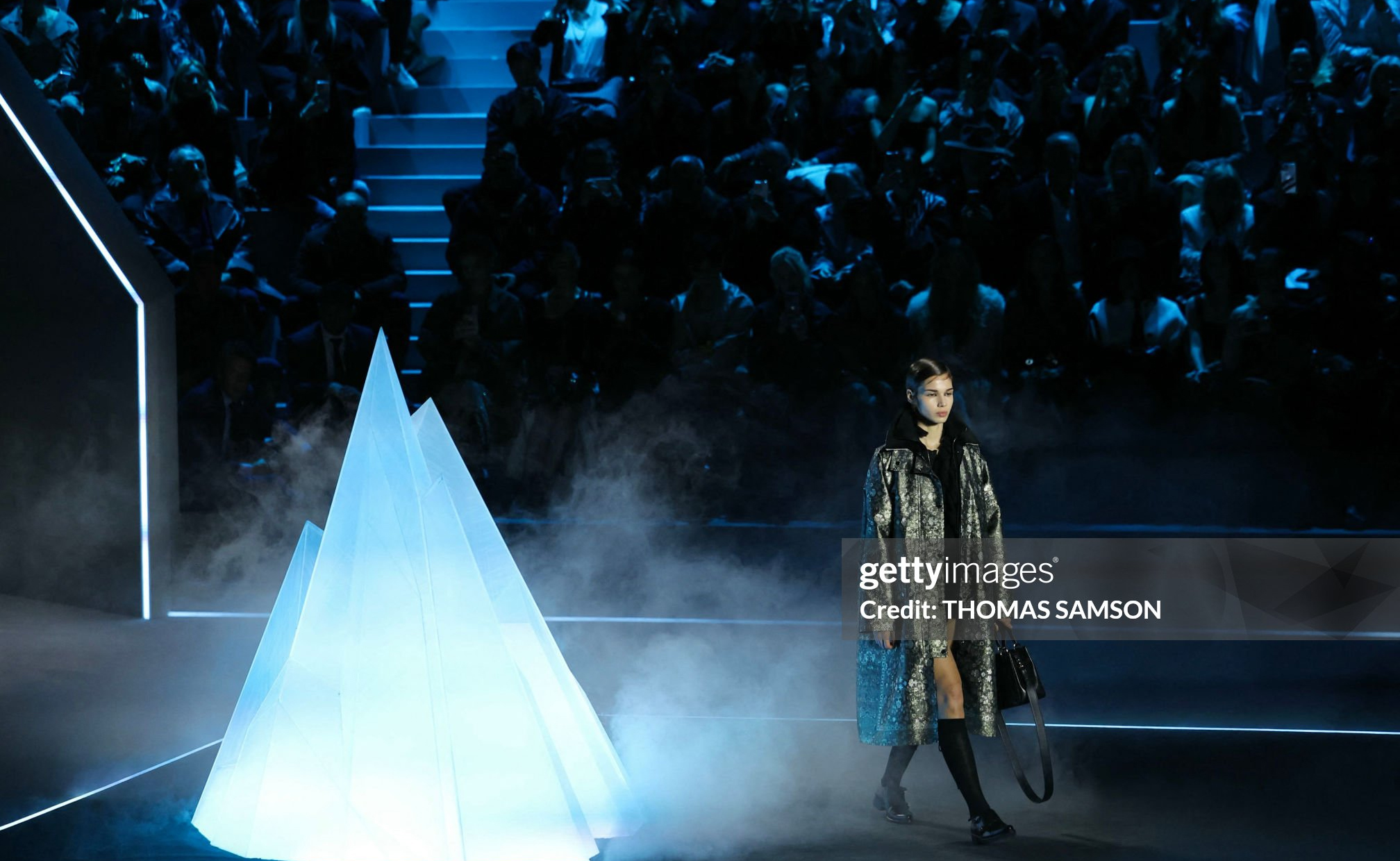 TOPSHOT - A model presents a creation by Dior for the Womenswear Ready-to-wear Fall-Winter 2025/2026 collection as part of the Paris Fashion Week, in Paris on March 4, 2025. (Photo by Thomas SAMSON / AFP) (Photo by THOMAS SAMSON/AFP via Getty Images) Getty Image