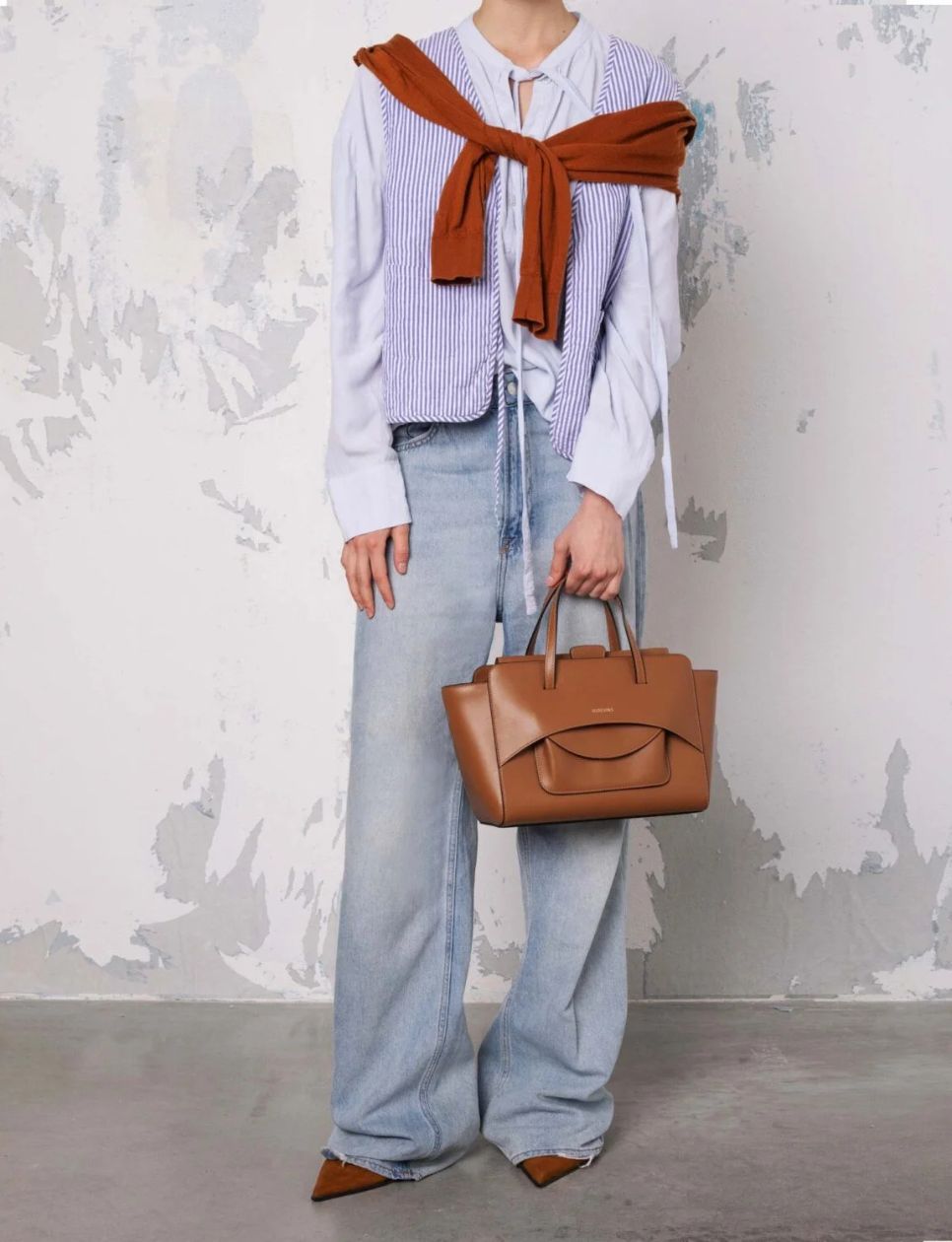 1. Hidesins Flap Bag Smooth Calfskin Leather