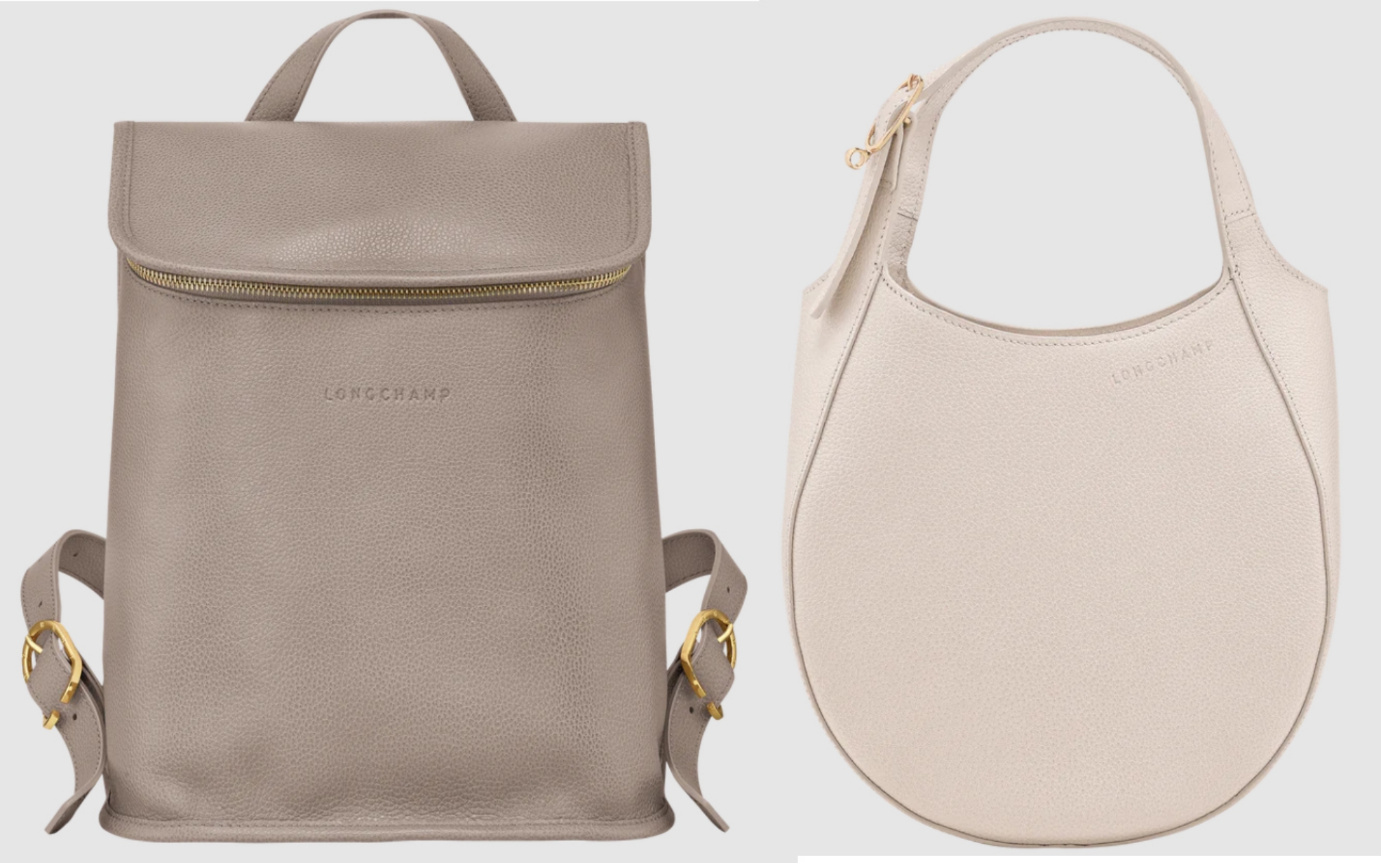 Backpack dan handbag (Sumber foto: https://longchamp.co.id/ dan https://longchamp.co.id/)