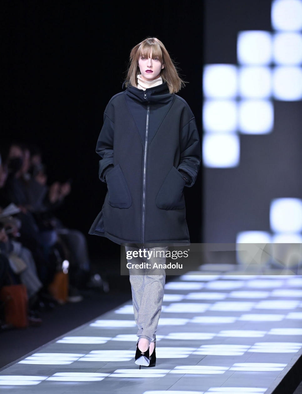 TOKYO, JAPAN - MARCH 18 : A model walks the runway during Autumn Winter Collection 2025-2026 of the famous Japanese designer TAE ASHIDA show as part of Tokyo Fashion Week on March 18, 2025, in Tokyo, Japan. (Photo by David Mareuil/Anadolu via Getty Images) Getty Image