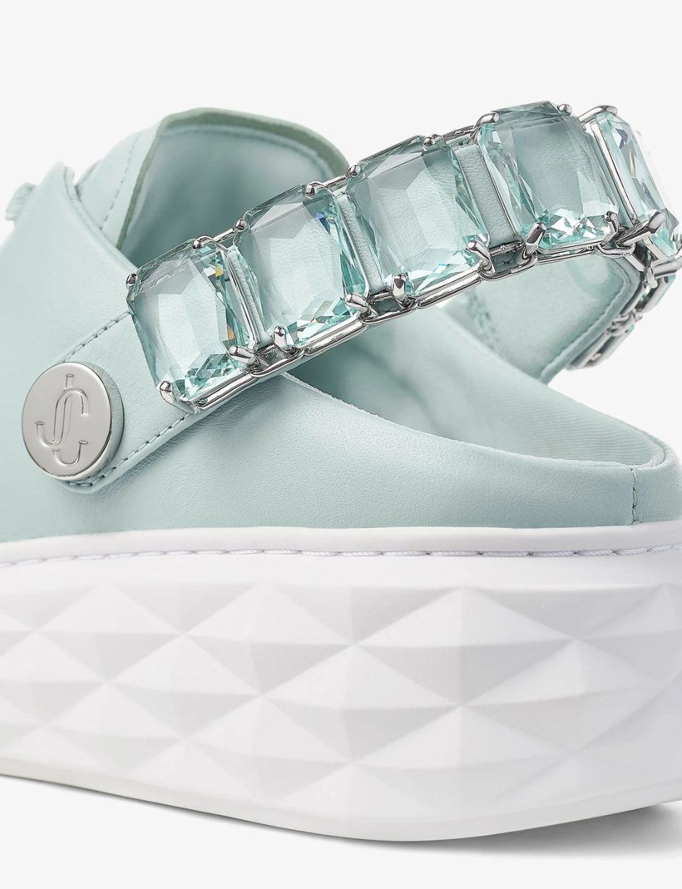 Jimmy Choo Diamond Sling Nappa Leather Trainers (sumber: jimmychoo.com)