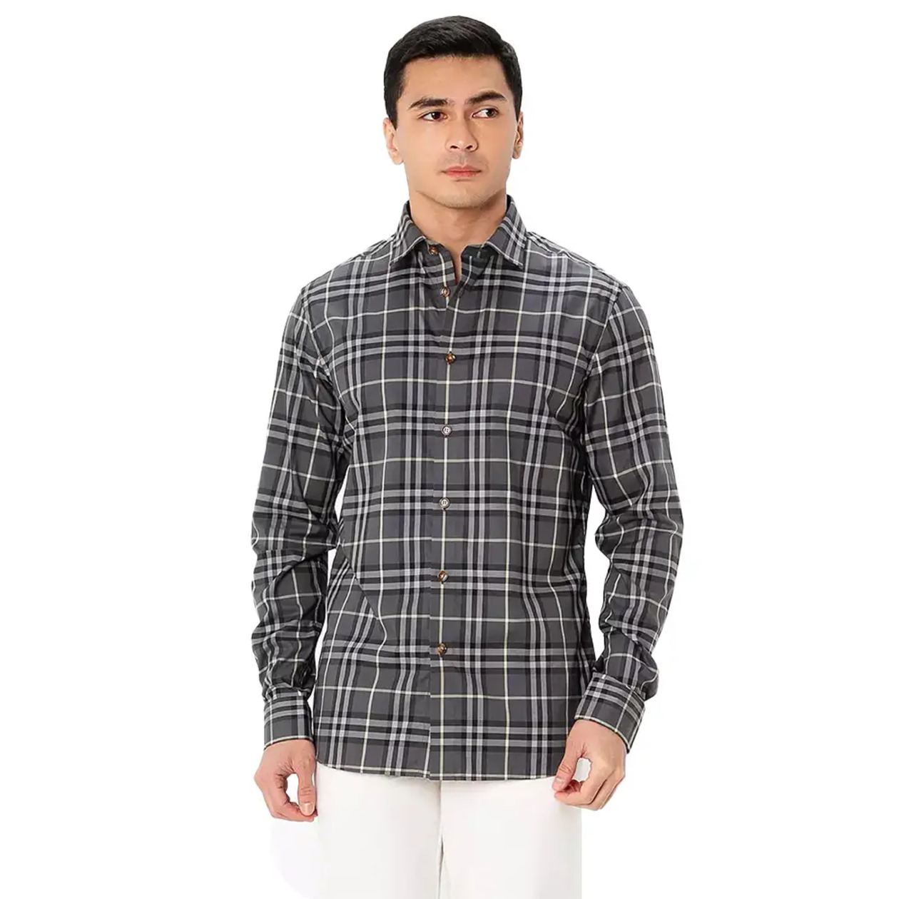 3. Burberry Shefford Check Long Sleeves Shirt