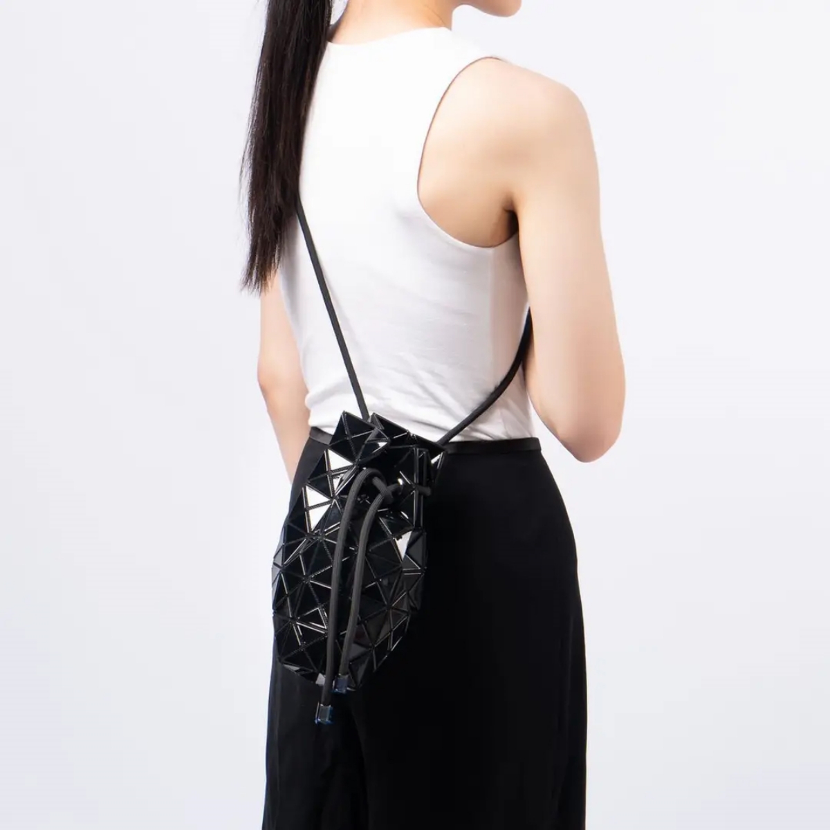 5. Issey Miyake Wring Bucket Bag Black