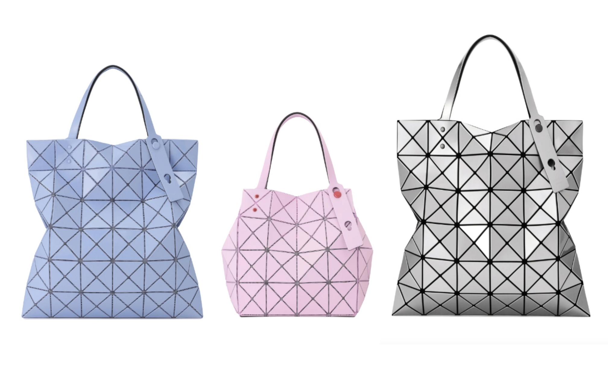 Model tas Bao Bao (Sumber foto: https://eu.isseymiyake.com/?, https://eu.isseymiyake.com/?, dan https://eu.isseymiyake.com/)