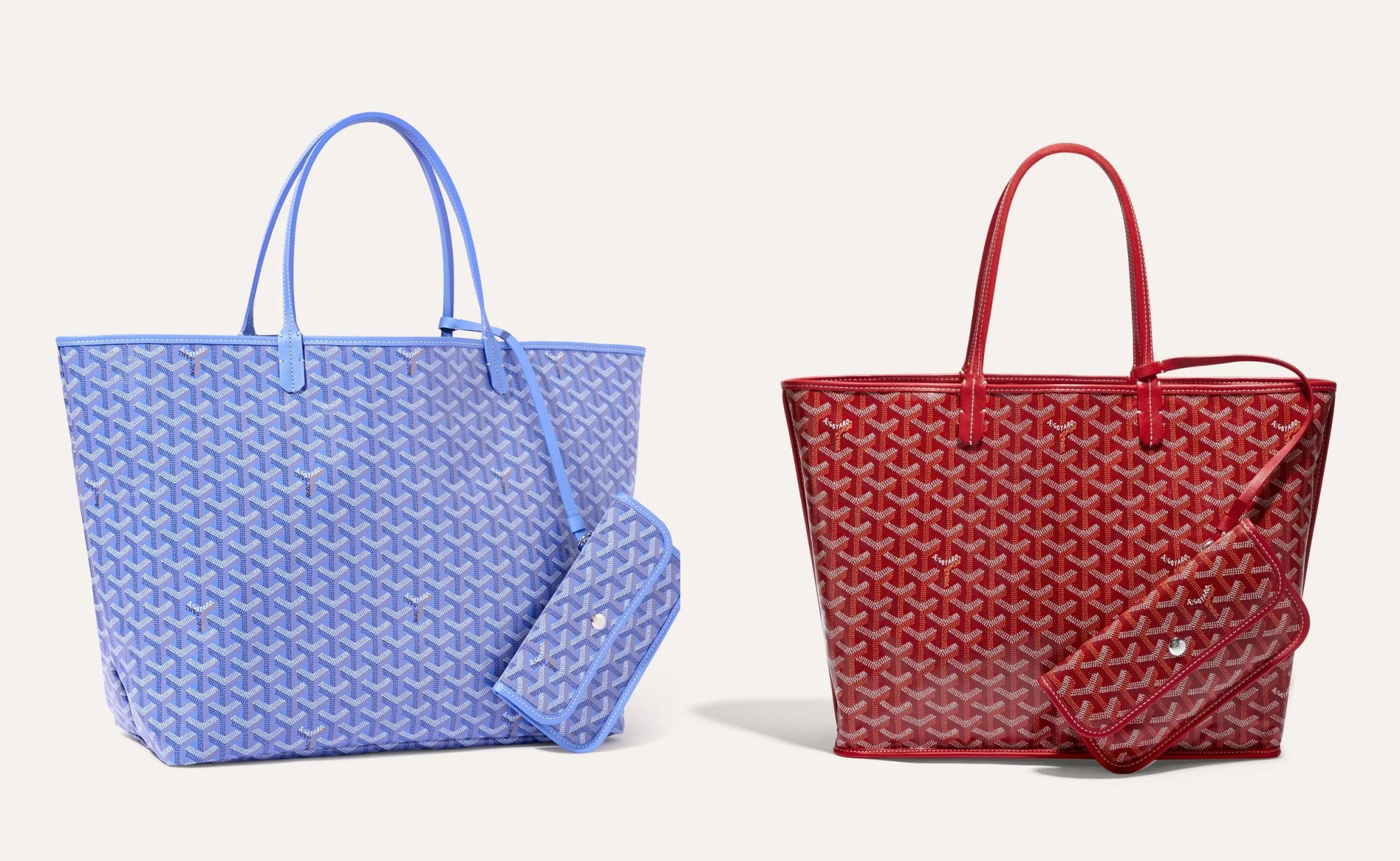 Model tas Saint Louis dan Anjou (Sumber foto: https://www.goyard.com/ dan https://www.goyard.com/)