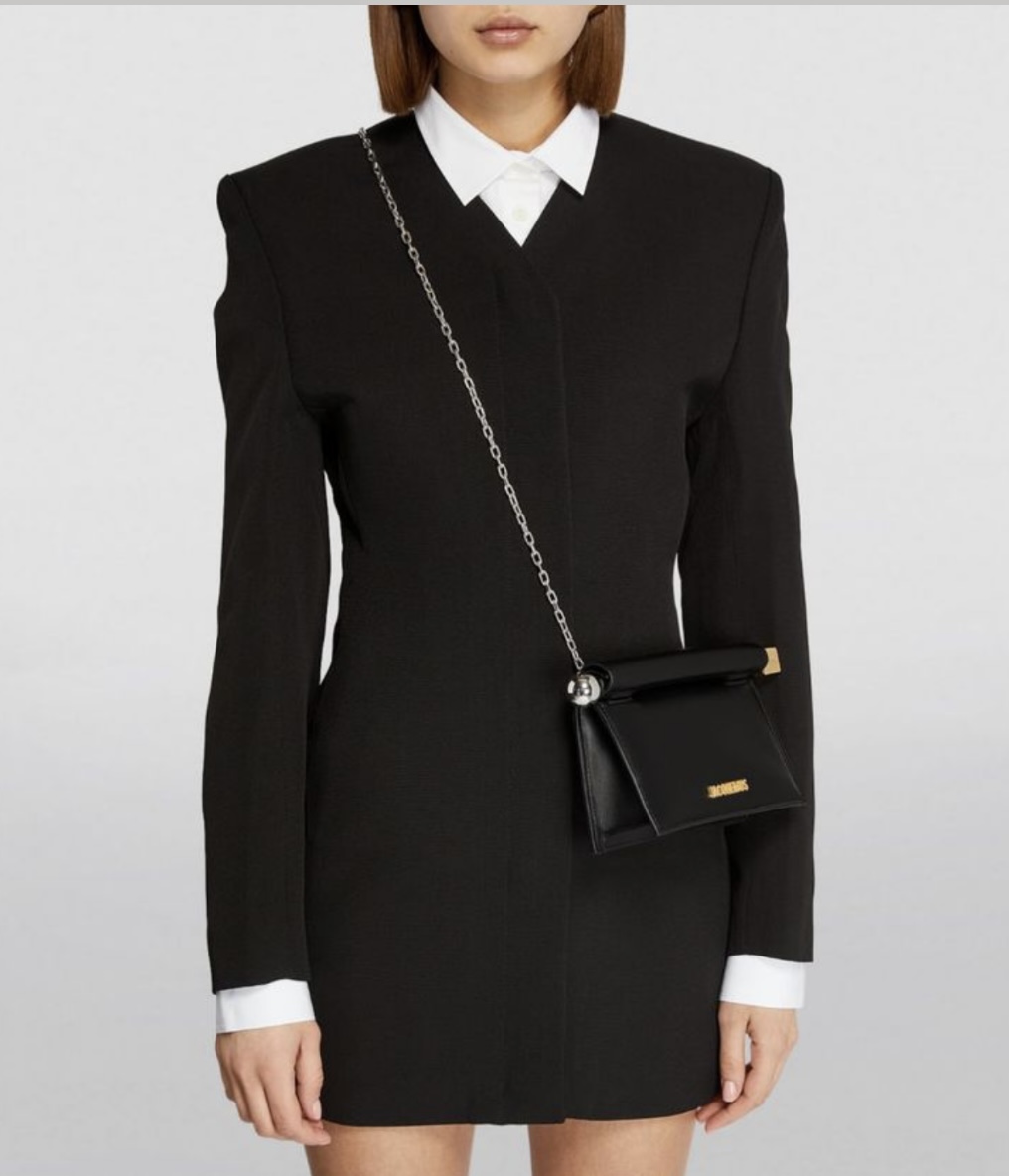8. Jacquemus La Petite Pochette Rond Carre Black
