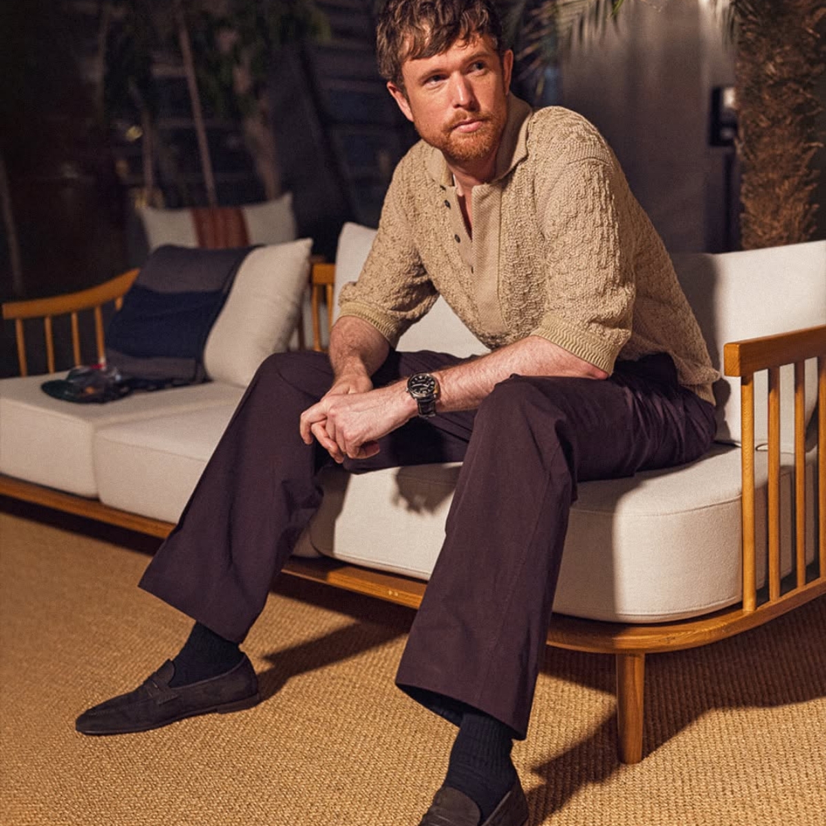 James Blake mengenakan outfit Zegna (Sumber foto: Instagram/zegna)