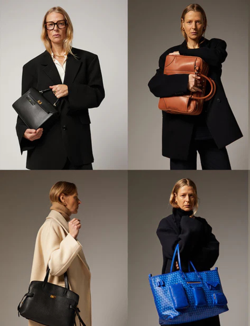 Koleksi tas Anya Hindmarch (sumber gambar: https://www.anyahindmarch.com/blogs/experience/about-anya)