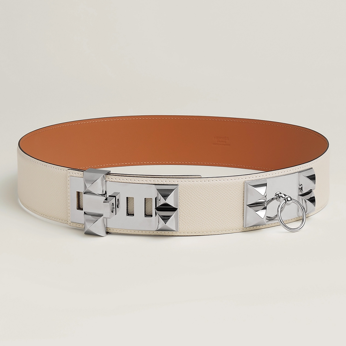 4. Periksa Hermès Leather Collier de Chien