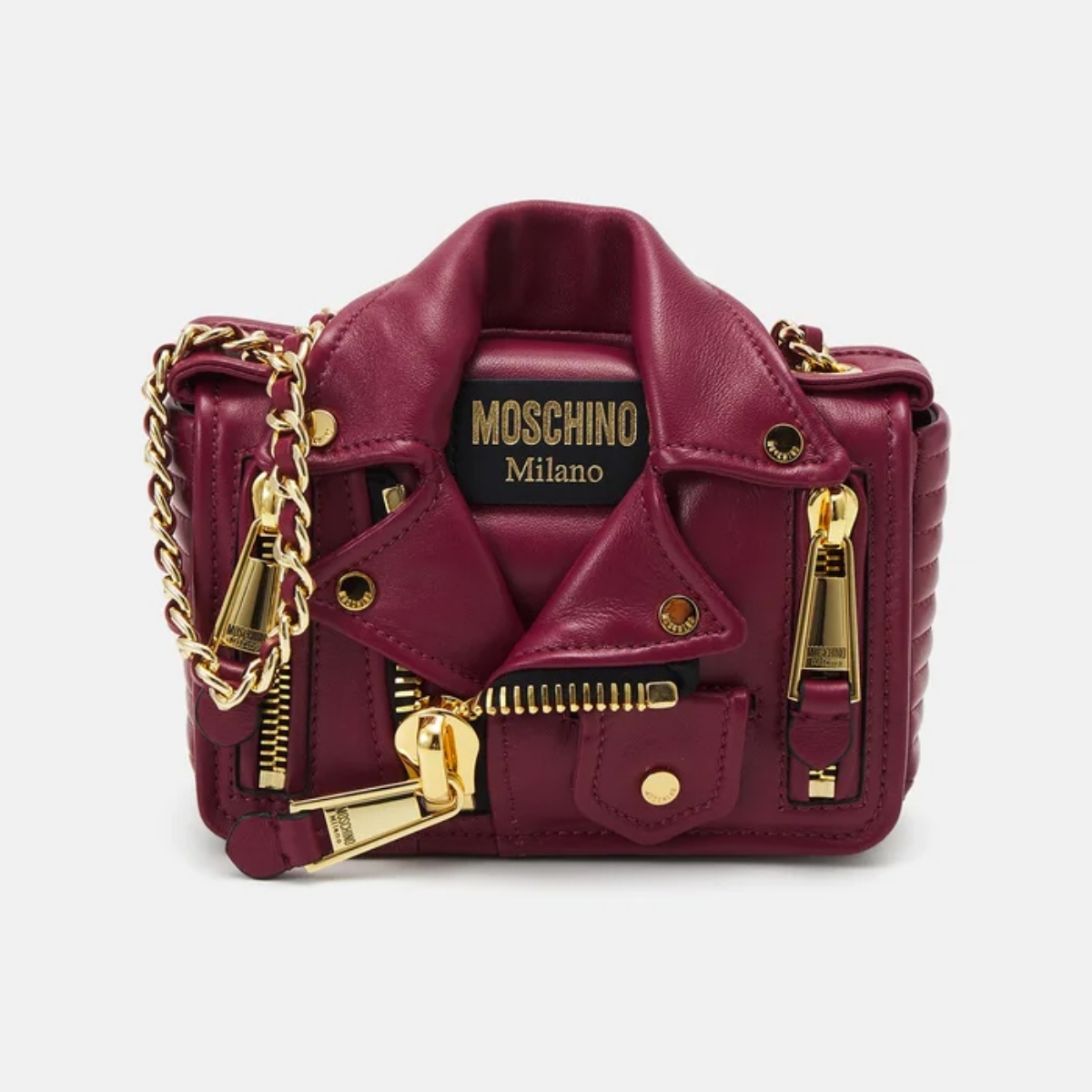 6. Moschino Biker Bag