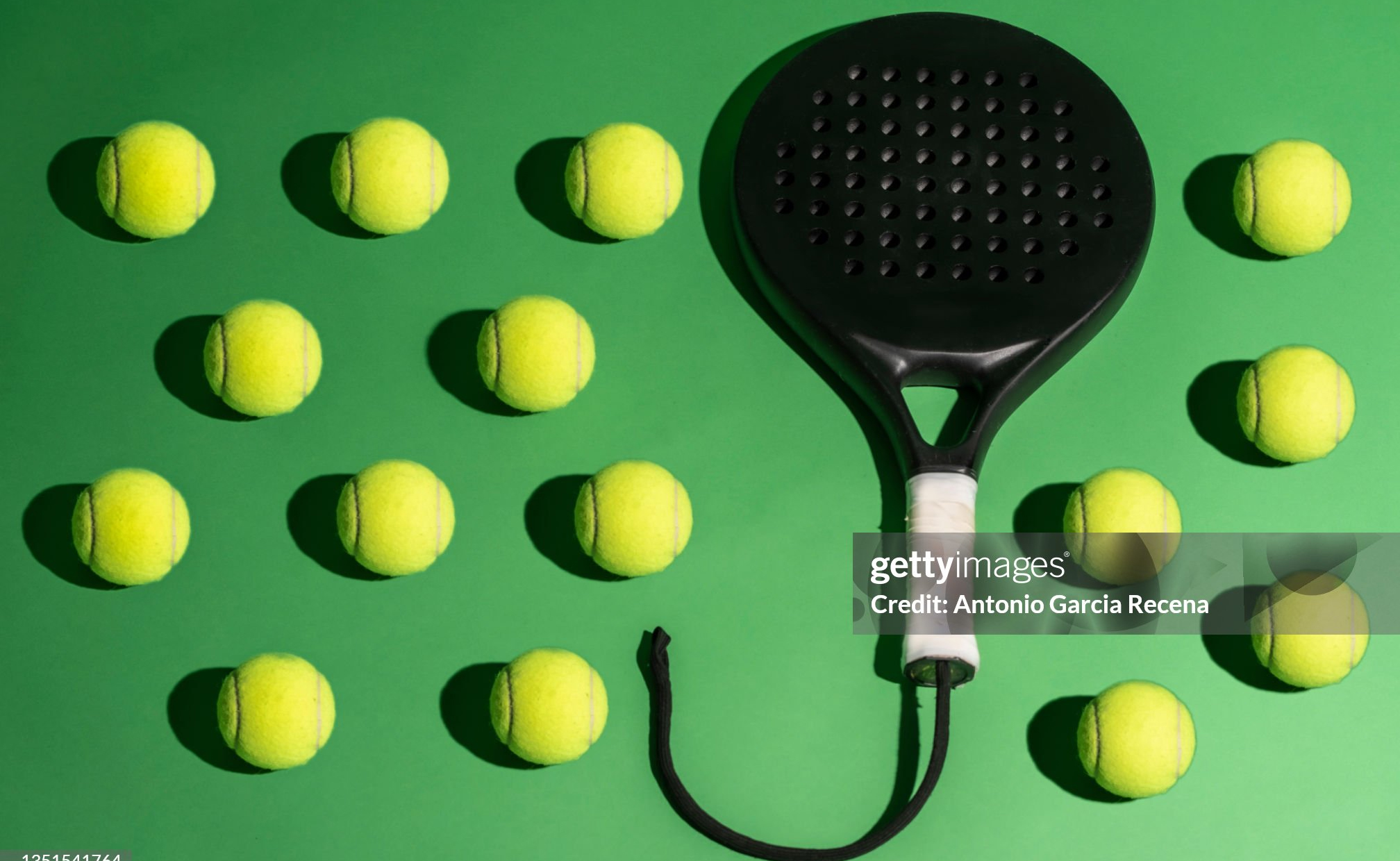 Racket and balls on green Getty Image