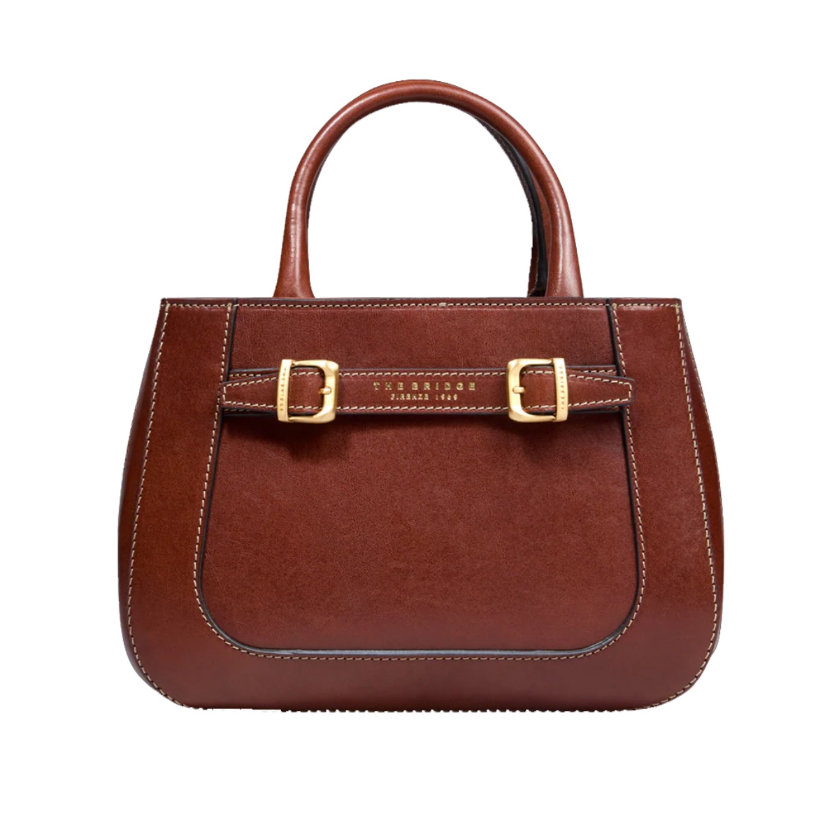 Leather handbag with removable shoulder strap (Sumber foto: www.thebridgefirenze.com