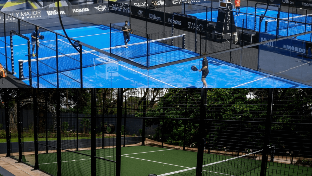 beda lap tenis dan padel