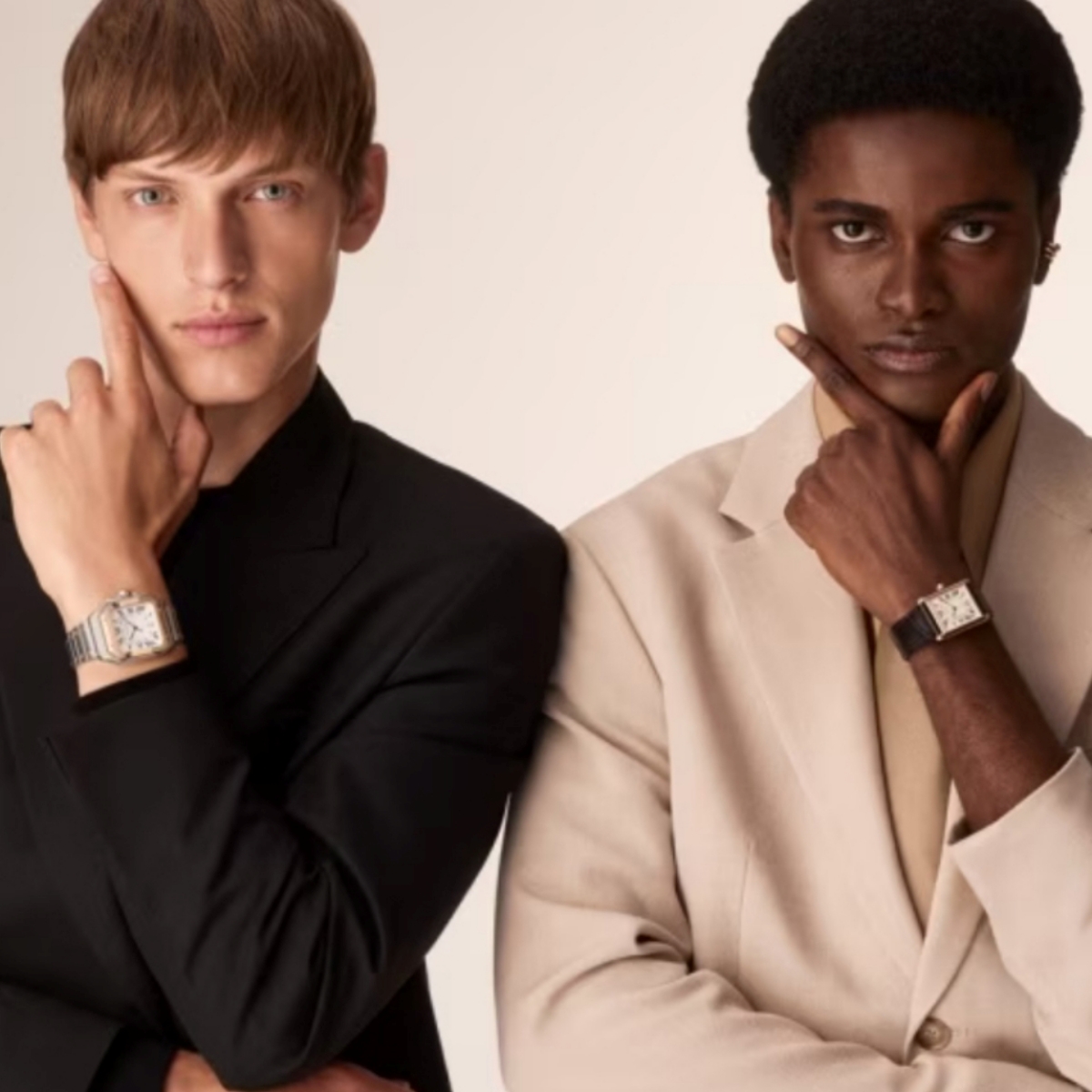 Model memakai jam tangan Cartier (Sumber foto: int.cartier.com)