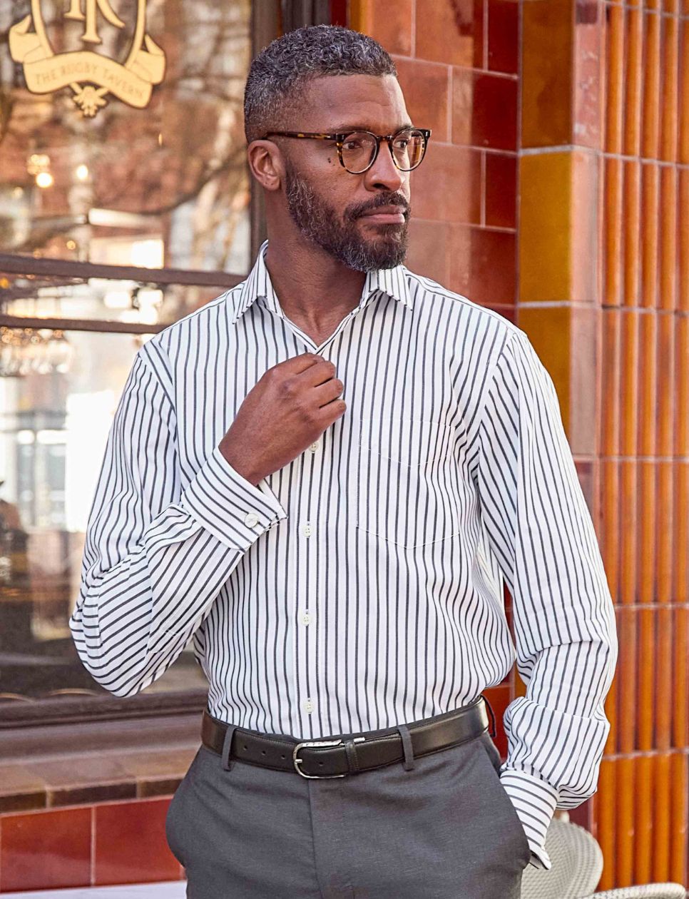 10. Classic Striped Shirt