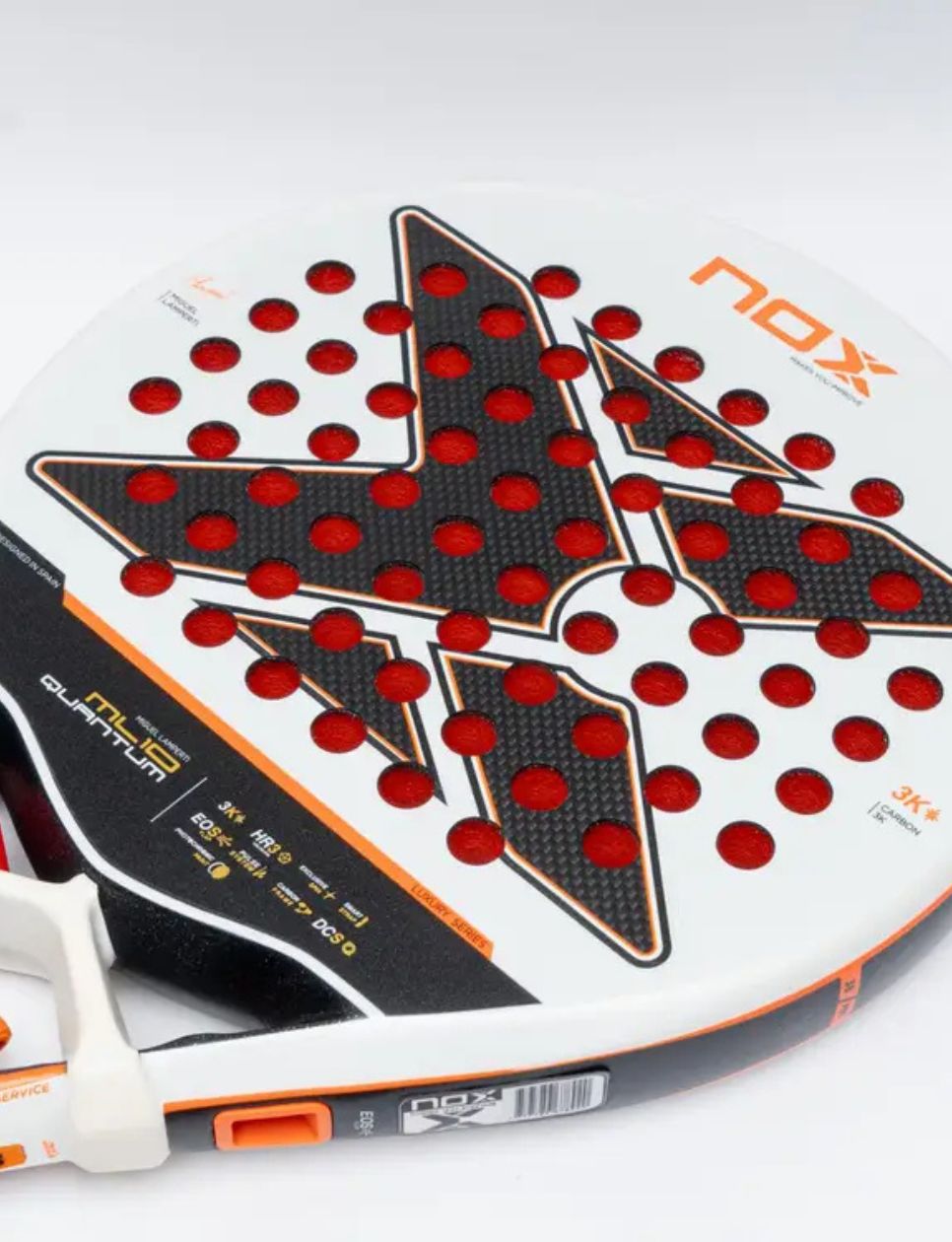 2. NOX ML10 Quantum 3K. Miguel Lamperti’s Padel Racket.