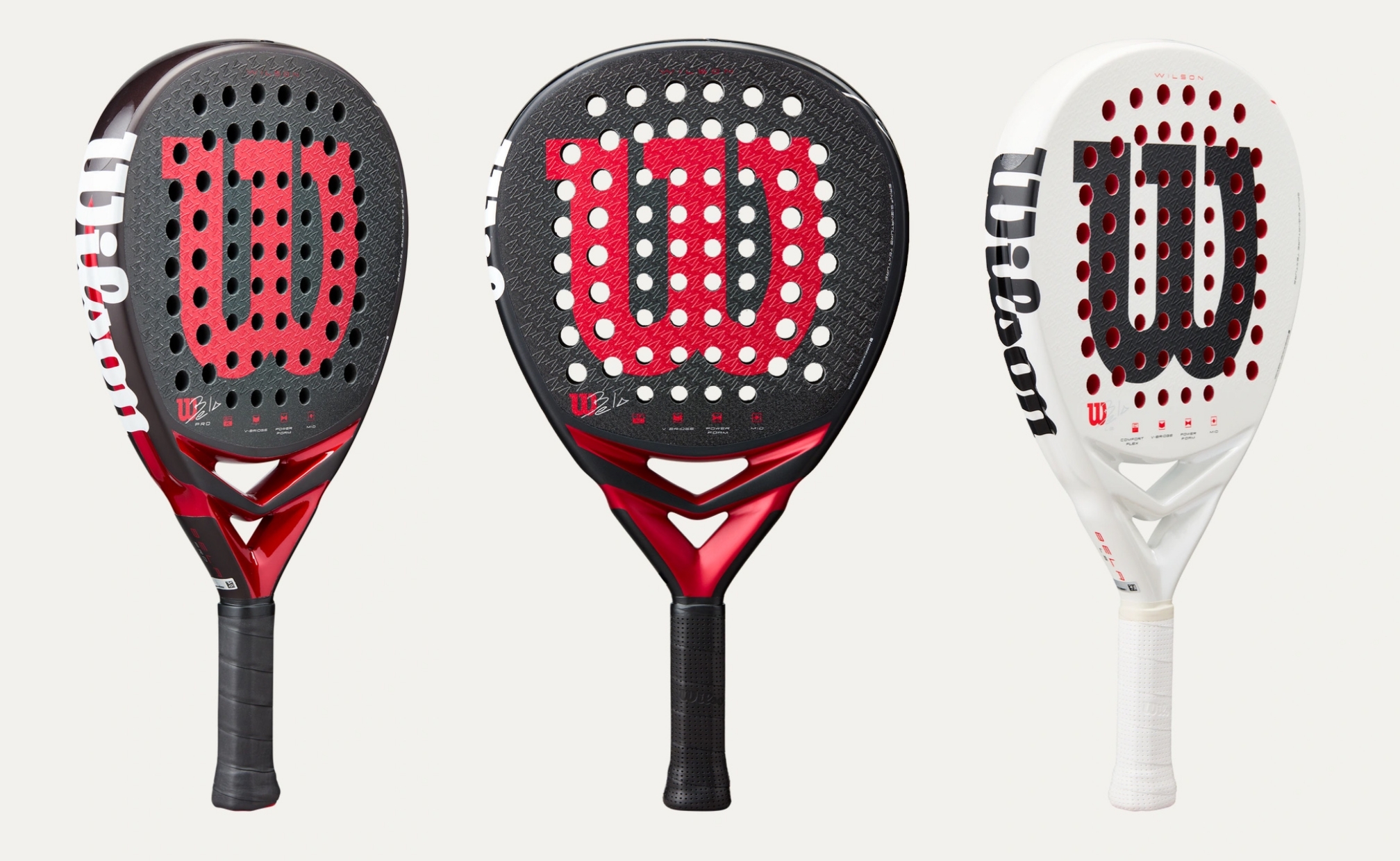 Bela Pro V3 Padel Racket, Bela V3 Padel Racket, dan Bela LS V3 Padel Racket