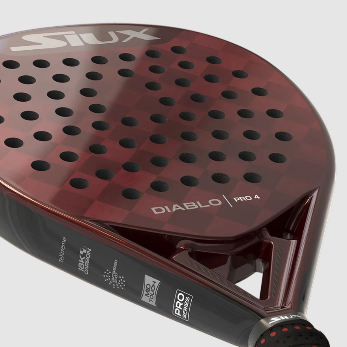 Siux Diablo Pro 4 dengan material premium TeXtreme (Sumber foto: www.siuxpadel.com)