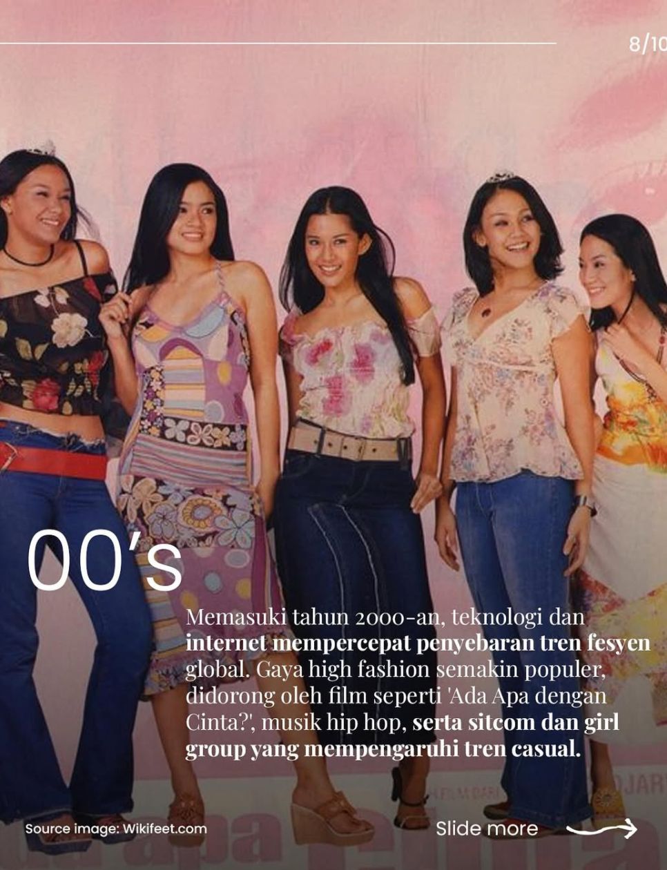 Fashion Indonesia di tahun 2000-an (sumber gambar: instagram.com/jakartafashionhub)