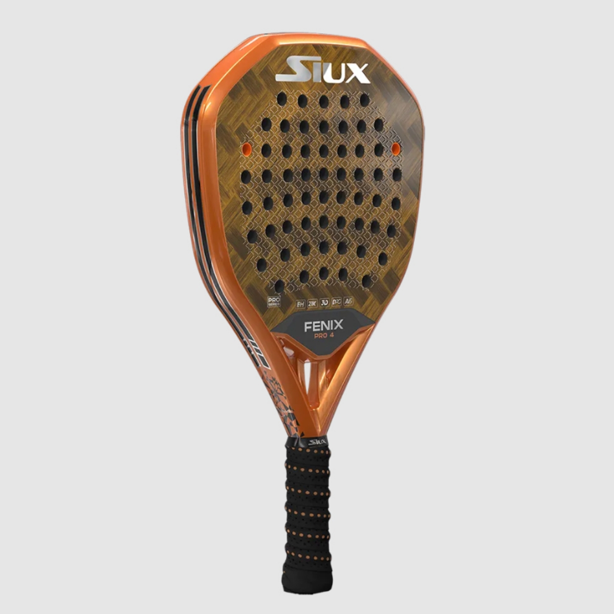 Teknologi Dual Pro Grip pada raket padel Siux Fenix Pro 4 (Sumber foto: www.siuxpadel.com)