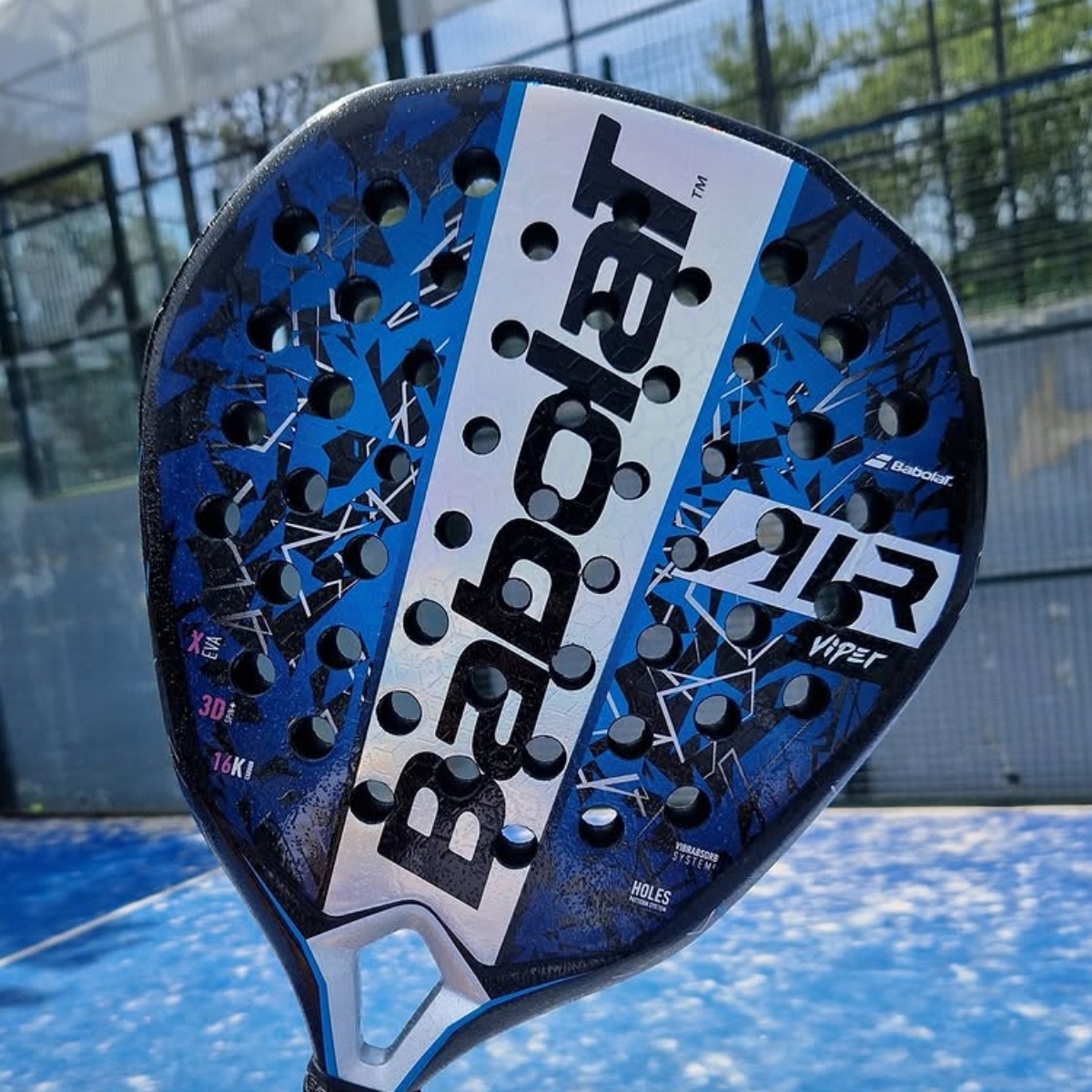 Trademark raket padel Babolat yang lebih spesifik (Sumber foto: Instagram/babolat_padel)