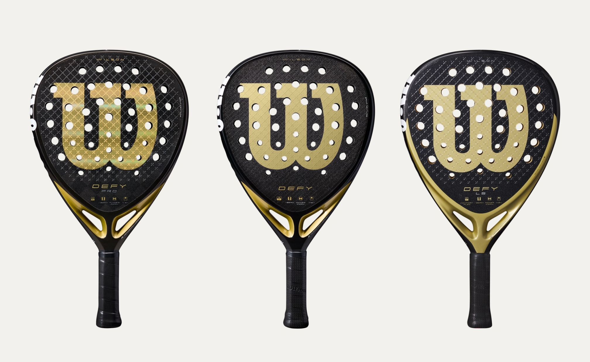 Defy Pro V1 Padel Racket, Defy V1 Padel Racket, dan Defy LS V1 Padel Racket