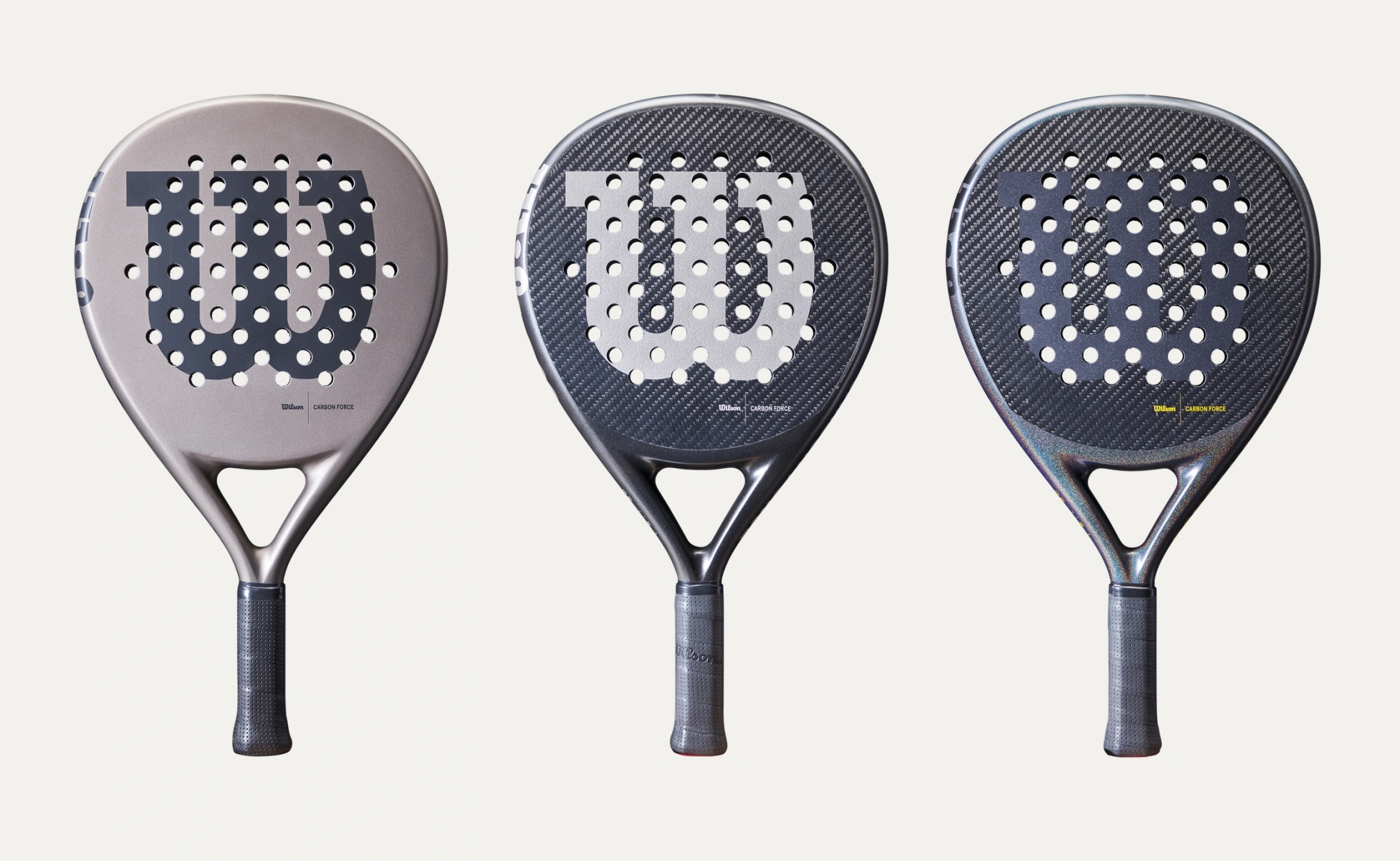 Carbon Force Padel Racket, Carbon Force LT Padel Racket, dan Carbon Force Pro Padel Racket
