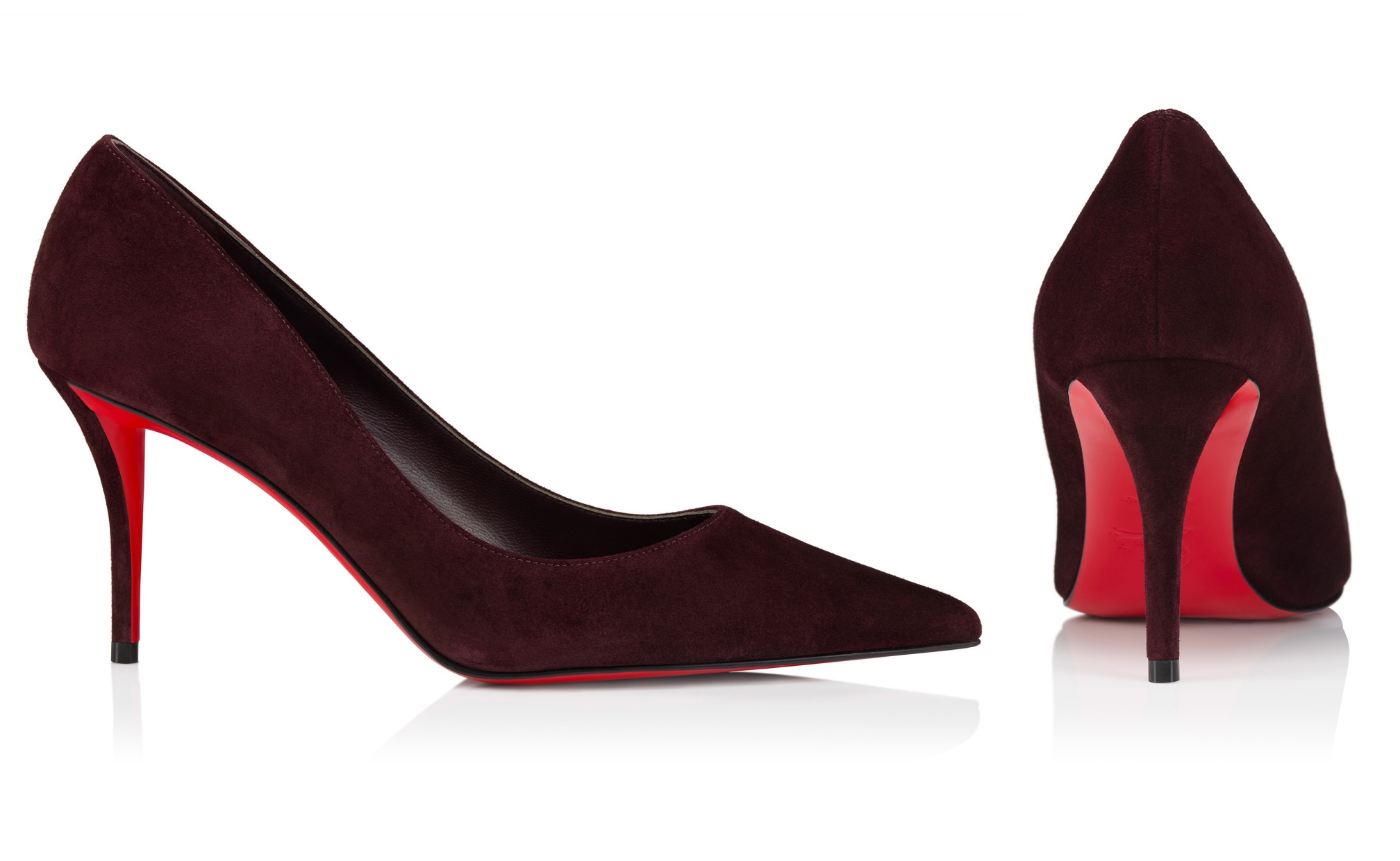 Desain heel yang konsisten (Sumber foto: eu.christianlouboutin.com