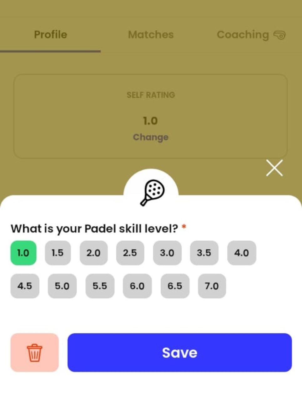 5 Panduan Level Self Rating Padel di Reclub