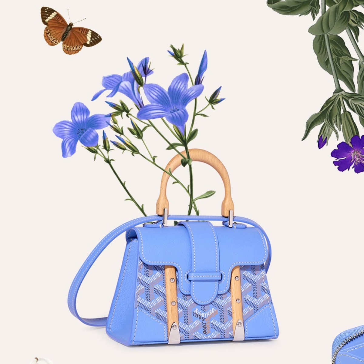 Iris menjadi warna baru untuk tas Goyard 2025 (Sumber foto: Instagram/goyardofficial)