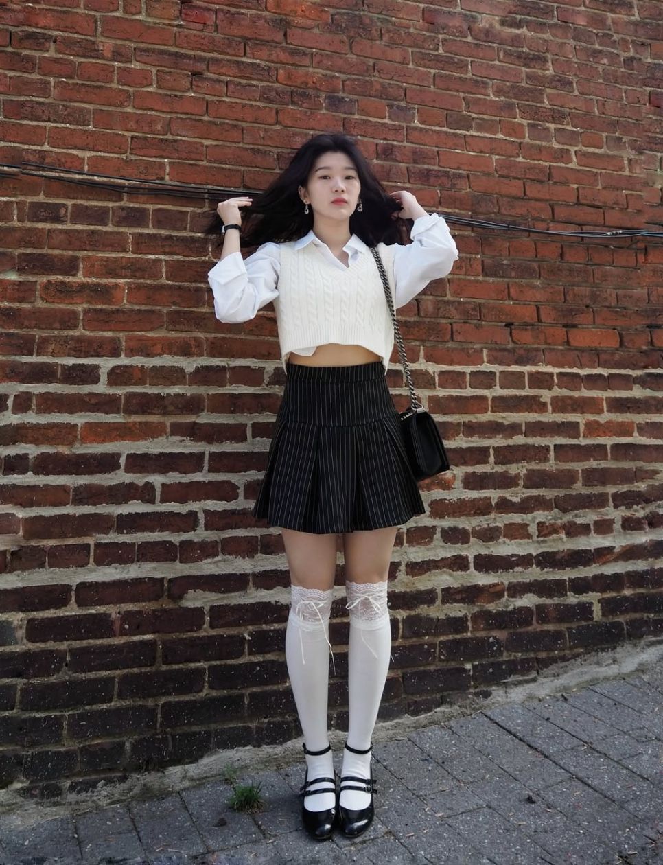 5. Preppy Seoul Look