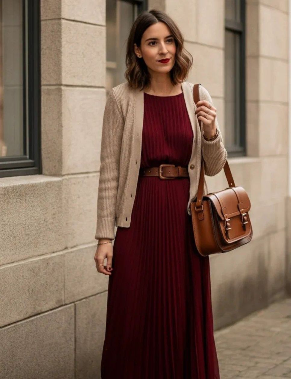 1. Merah Klasik dengan Sentuhan Dewasa