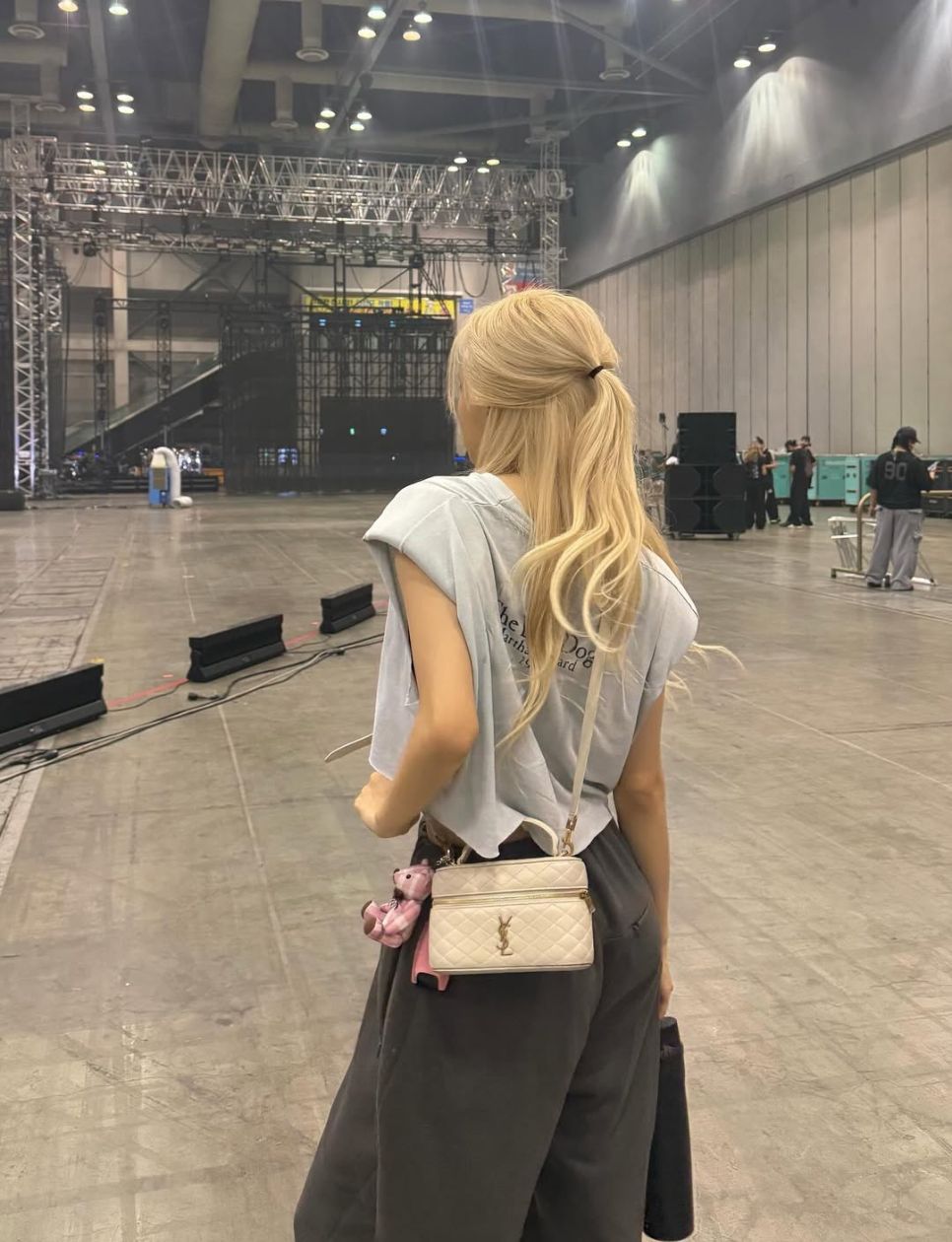 7. Saint Laurent Gaby Vanity Milik Rose