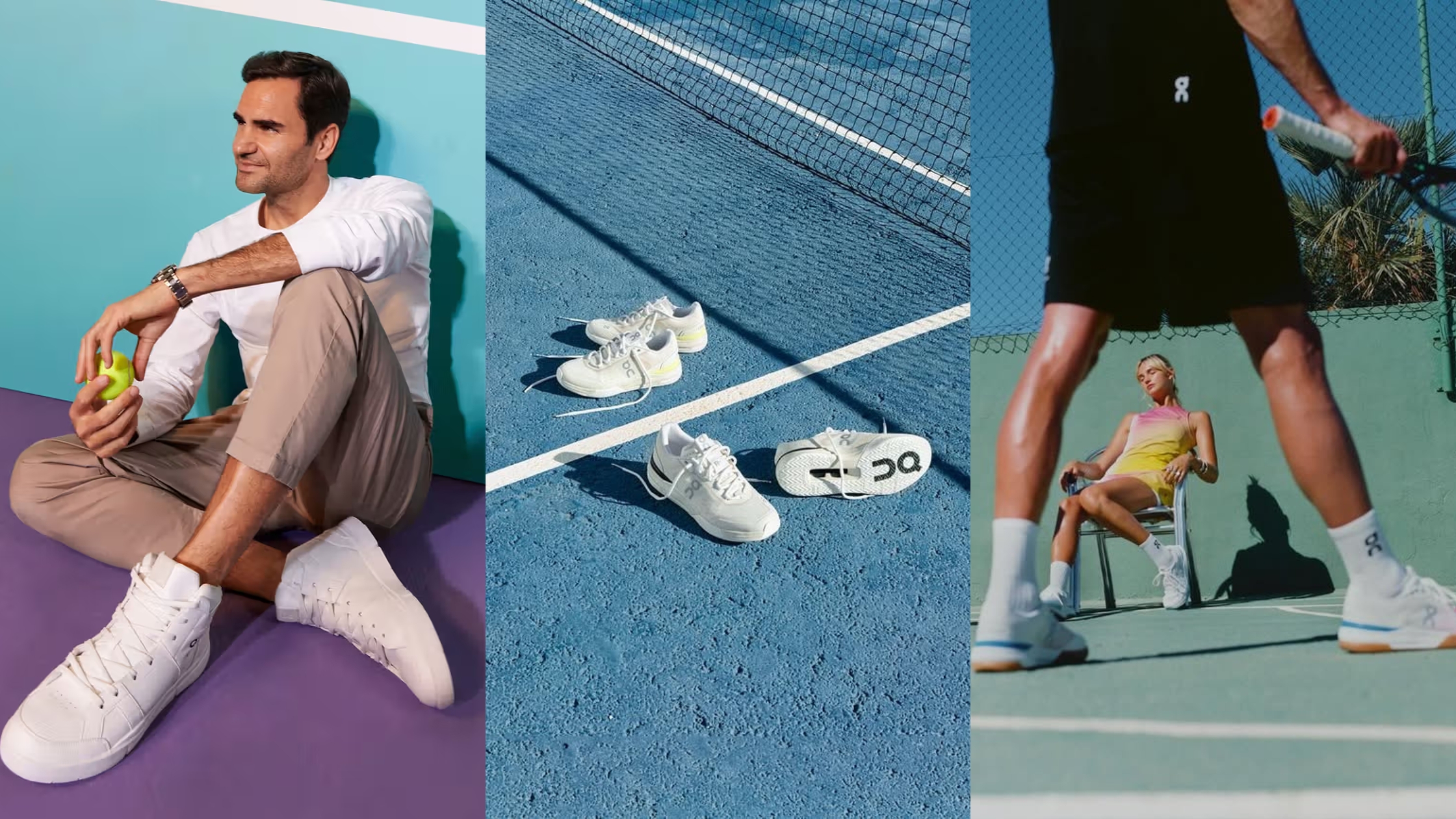 Koleksi sepatu ON terbaru 2026 (sumber gambar: https://hypebeast.com/2022/8/on-the-roger-clubhouse-mid-release-info dan instagram.com/projectaatennis)