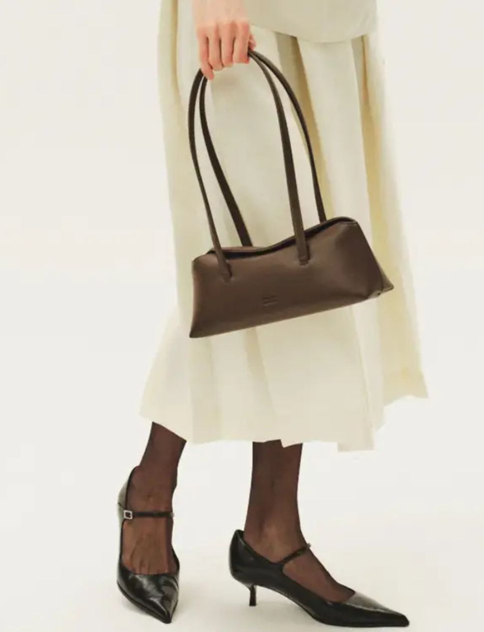 1. Freja Mini Chrystie Shoulder Bag Espresso