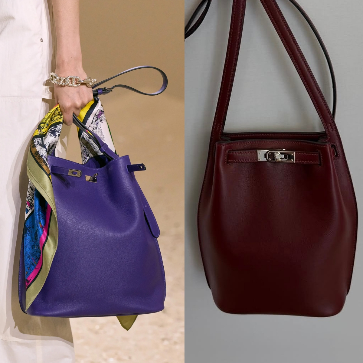 So Kelly Hobo red dan violet (Sumber foto:laforma.club)