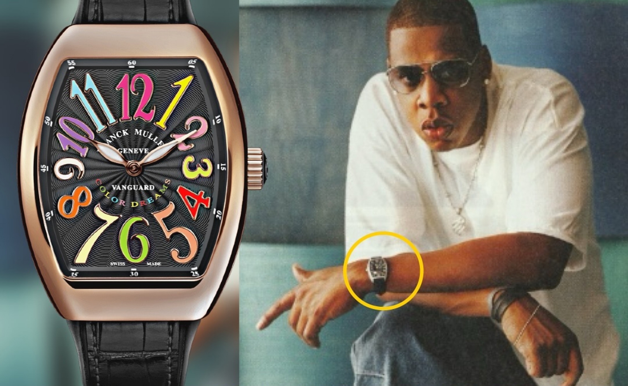 Koleksi jam tangan Franck Muller Jay-Z (Sumber foto: Instagram/watchballers.ig)