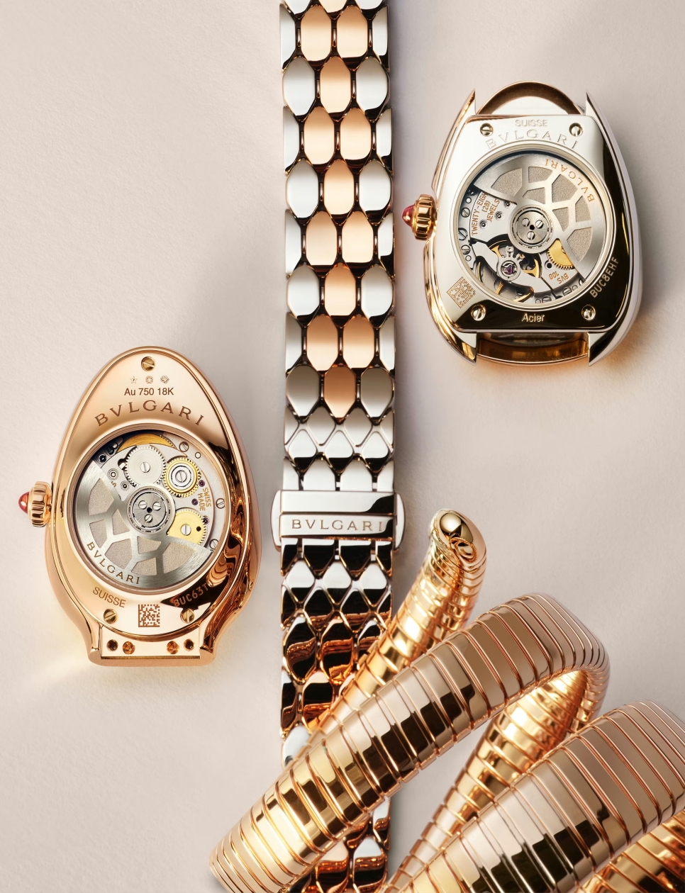 Movement pada Bulgari Serpenti (Sumber foto: www.hodinkee.com)