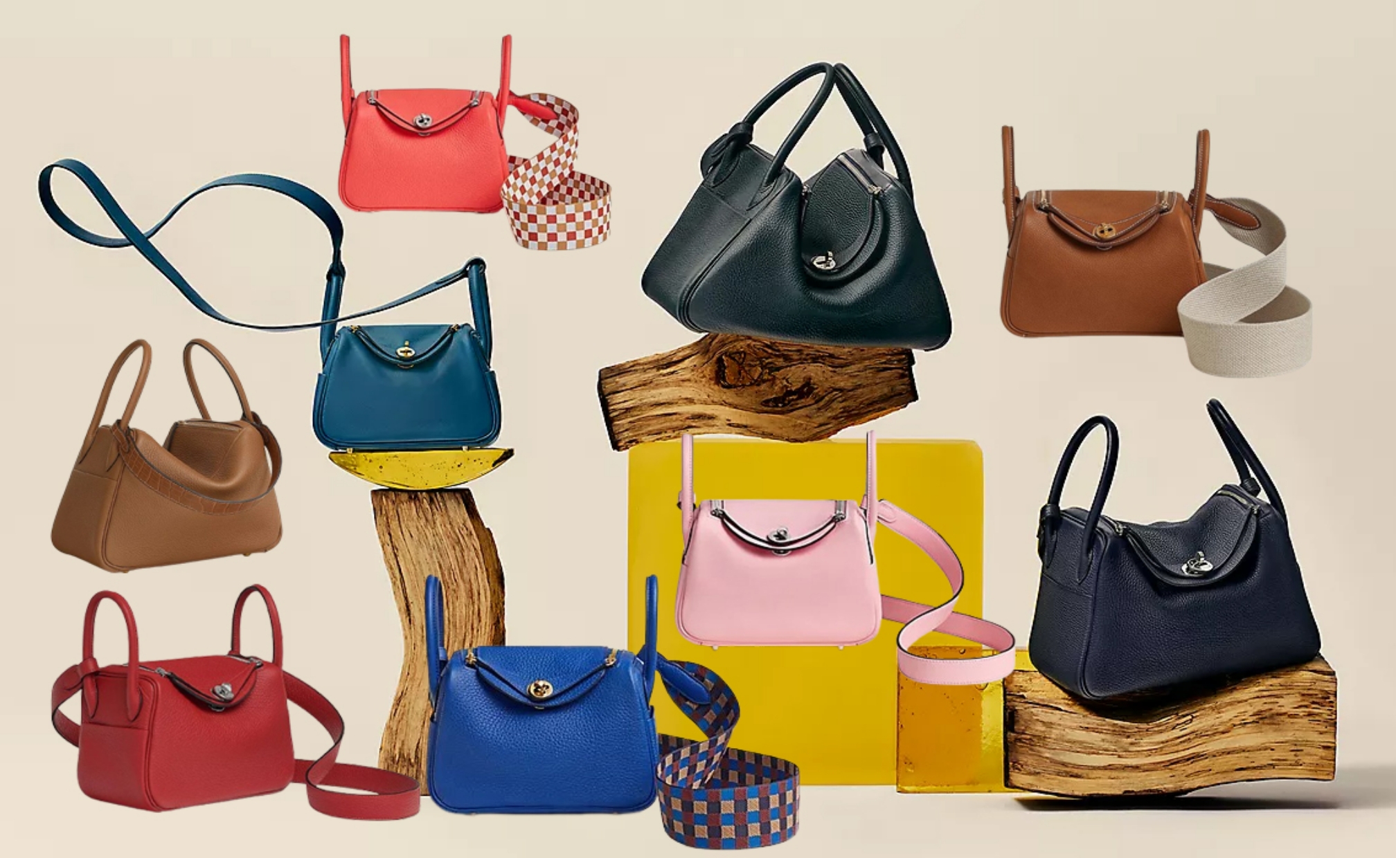 Warna Tas Lindy (Sumber foto: www.Hermès.com dan www.Hermès.com)
