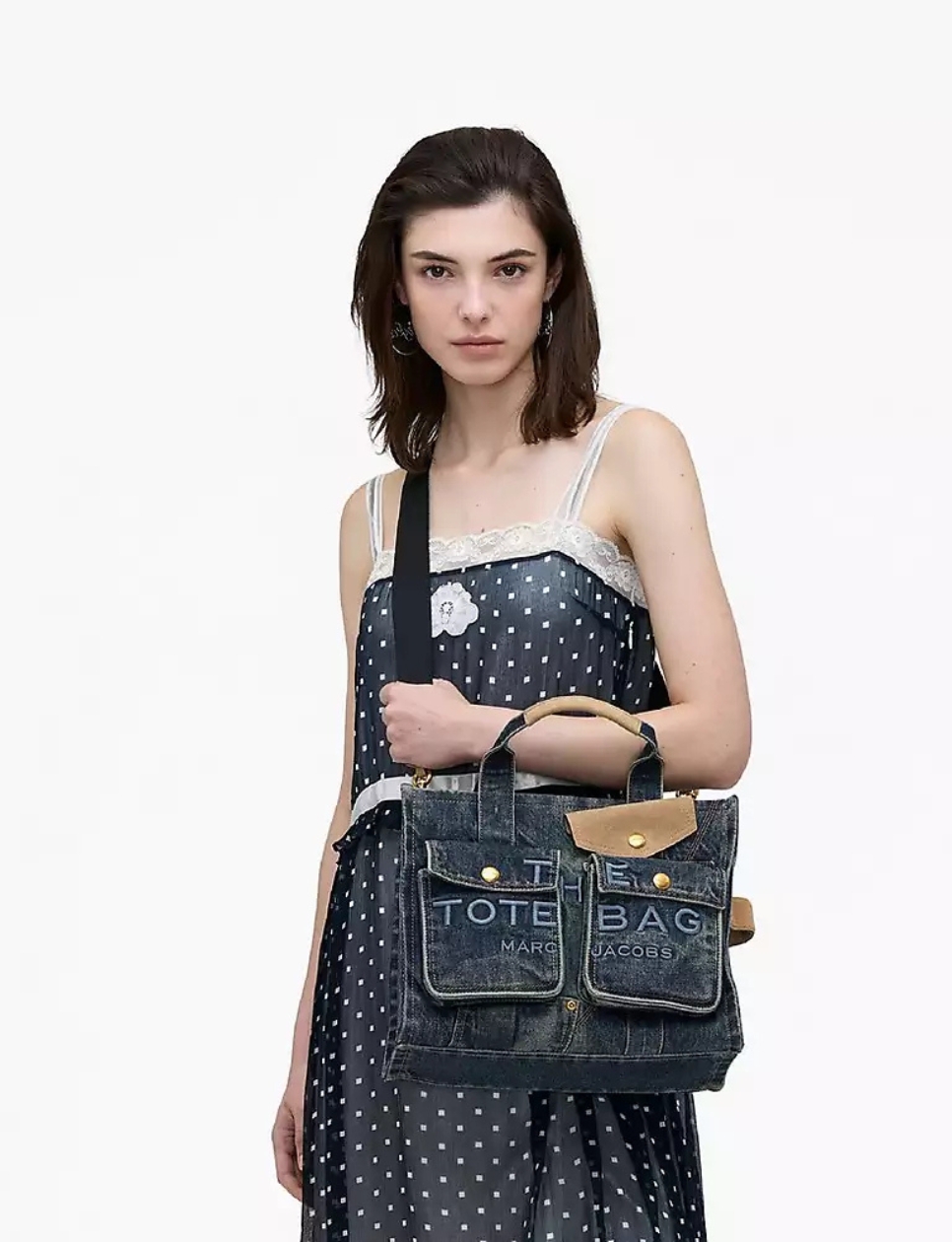 3. The Denim Cargo Tote Bag