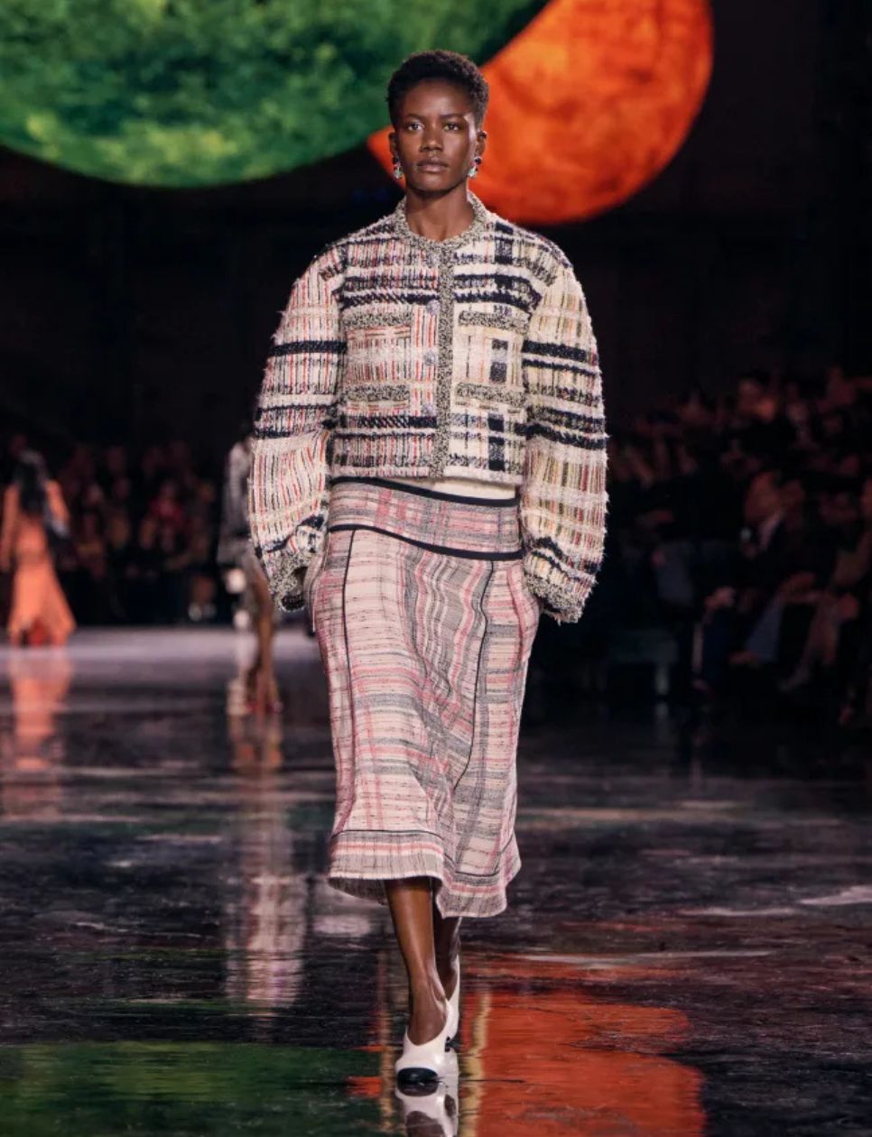 7. Oversize Tweed Jacket