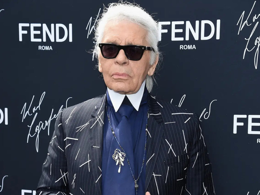 Lagerfeld dalam Salah Satu Event Fendi