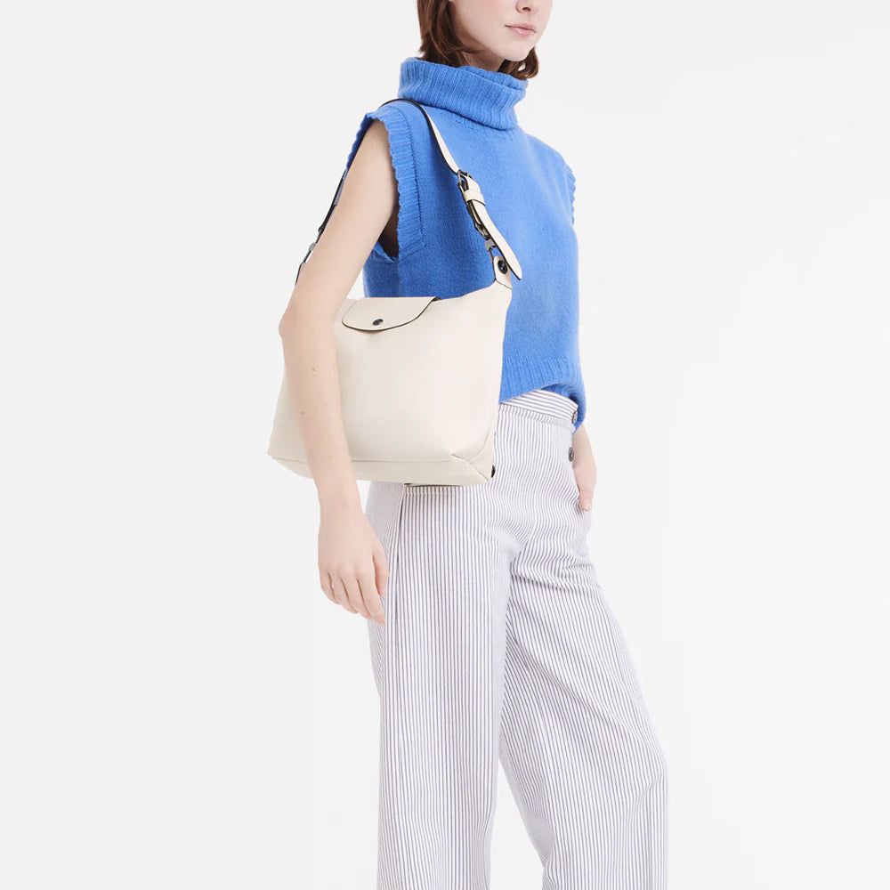 Longchamp Le Pliage Xtra Medium Hobo Bag Ecru