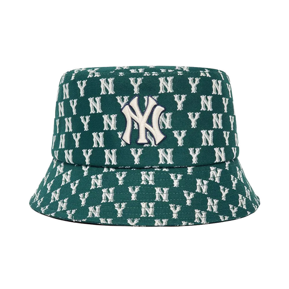 MLB NY Yankees New Season Classic Monogram Bucket Hat Emerald