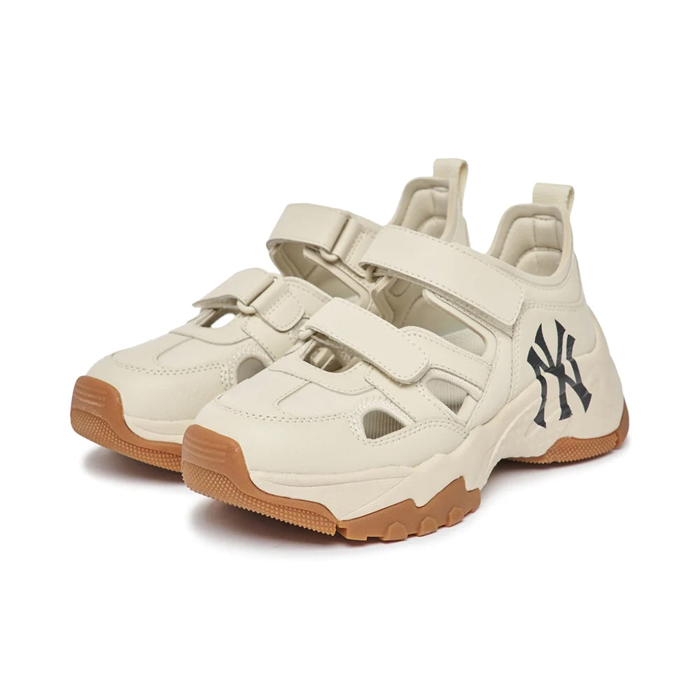 MLB NY Yankees Bigball Chunky Mask Sneakers Beige Gum
