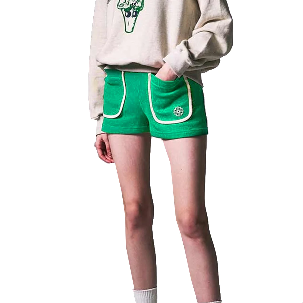 Mardi Mercredi Waffle Short Pants Green