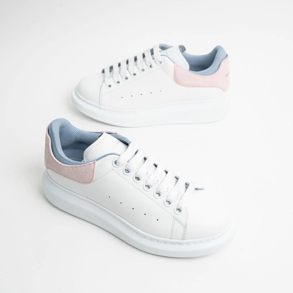 Alexander McQueen Oversized Sneakers Leather Pink/Blue/White