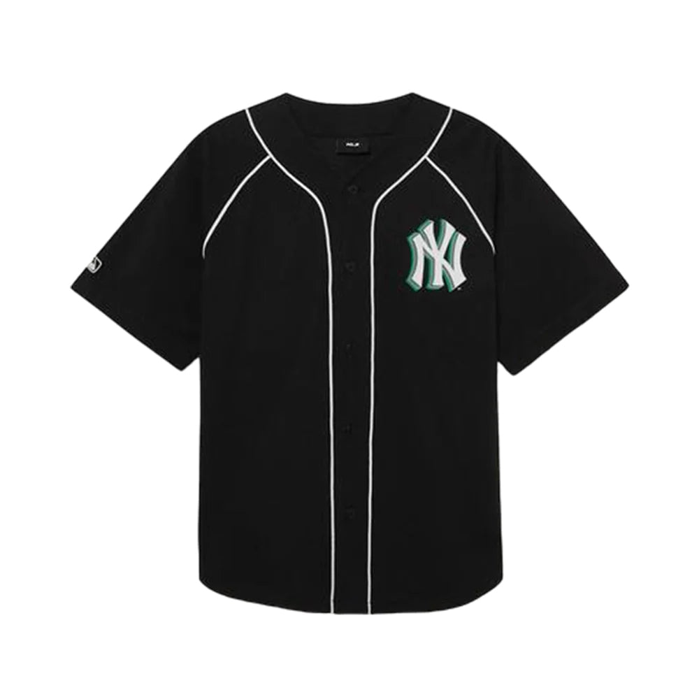 MLB NY Yankees Sunny Beach Graphic Baseball Shirt Black